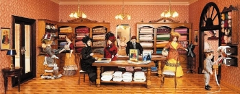 Cloth and fabric shop