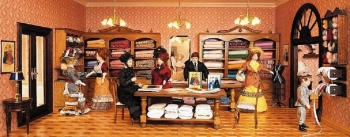 Cloth and fabric shop