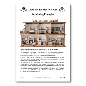 Vario Module Floor - Furnishing Examples