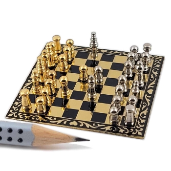 Chessboard with chess figures