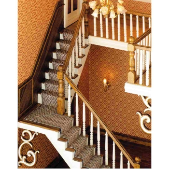 Stair runner beige-red, 800 mm