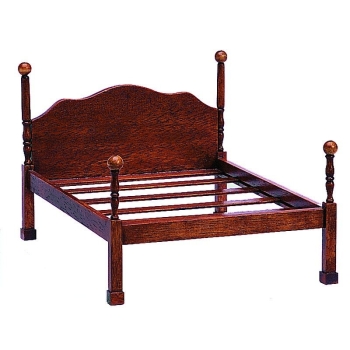 Chippendale Baldachin Doppel-Bett