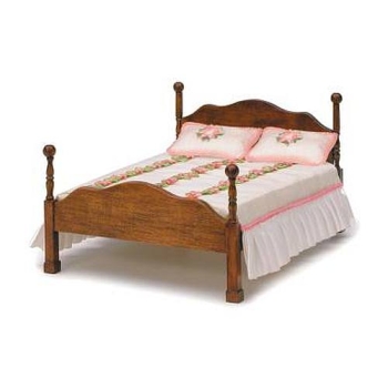 Chippendale double bed with canopy