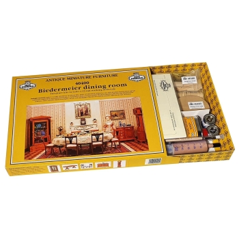 Komplettpackung Biedermeier Esszimmer, inkl. Zubehör