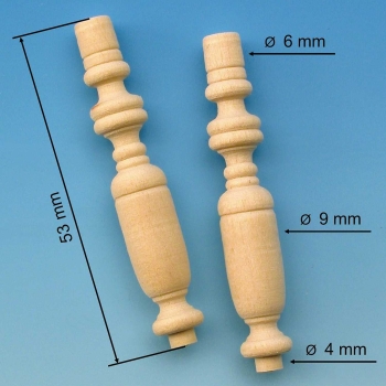 Spindles for balcony banister