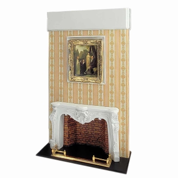 Rococo fireplace mantle