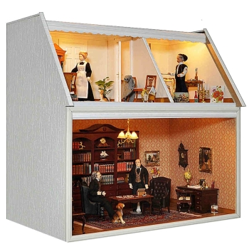 Partition wall with door cut-out - MODULE BOX attic floor