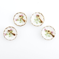 Coffee spoons, gold-plated