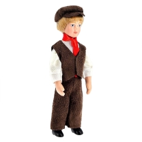 Junge mit Schiebermütze