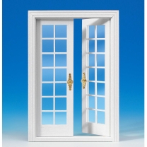 French double door, white - 2nd choice