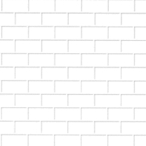 White square tiles, embossed