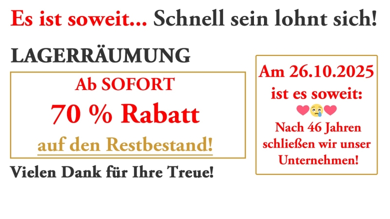 Nutzen Sie diese letzte Chance Ihren Traum zu verwirklichen!
