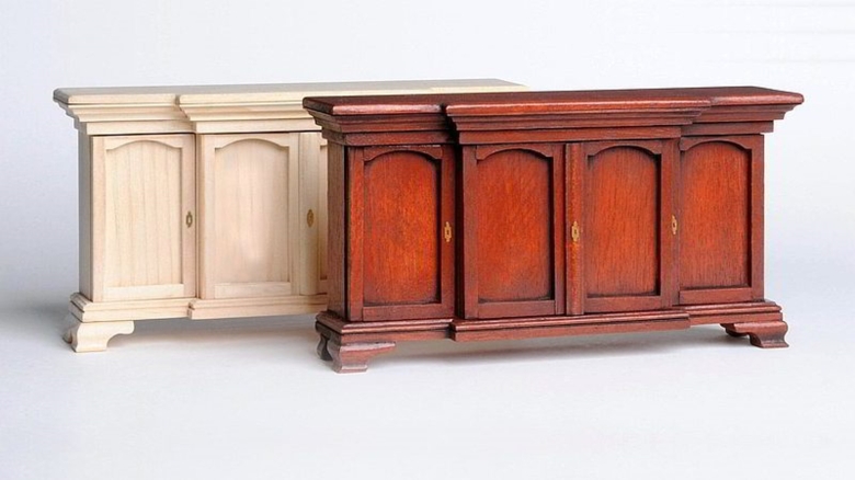 Available again! Beautiful Chippendale sideboard with 4 doors