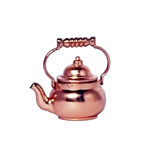 Tea kettle, copper-plated