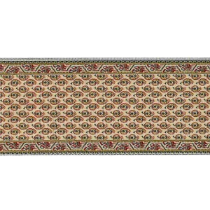 Stair runner beige-red, 540 mm