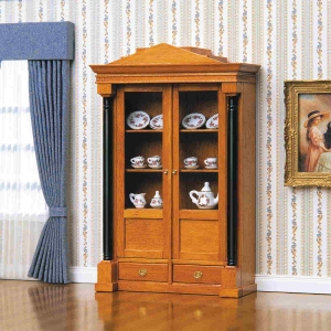 Biedermeier Vitrinenschrank