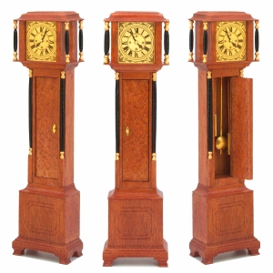 Biedermeier longcase clock