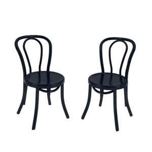 Café chairs, 2 pcs