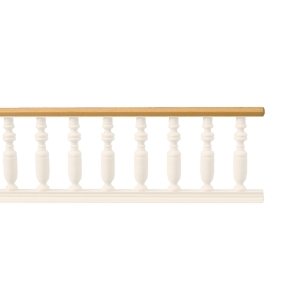 Rails for balcony banister