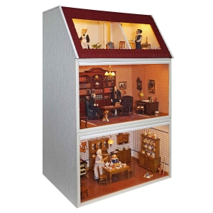 MODULE BOX HOUSE with Top floor and studio window