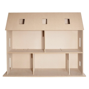 MDF Kit - Wall house with removable roof