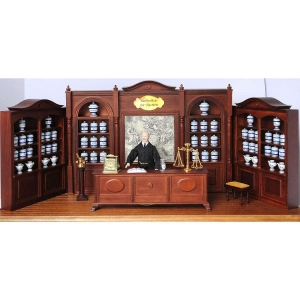 Electoral Court pharmacy, mahogany