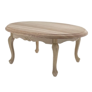 Oval dining table, ready-made furniture