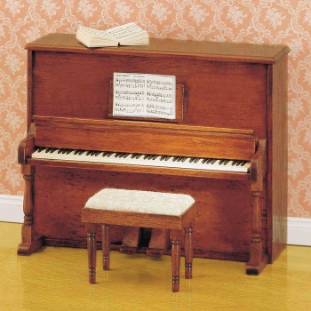 Piano with stool