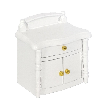 Bedside cabinet, white