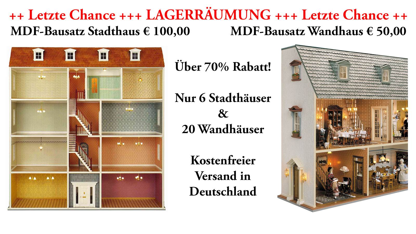 Nutzen Sie diese letzte Chance Ihren Traum zu verwirklichen!