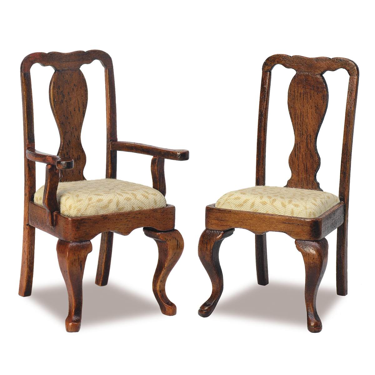 Queen-Anne Armlehnen-Stühle, 2 Stück-40078