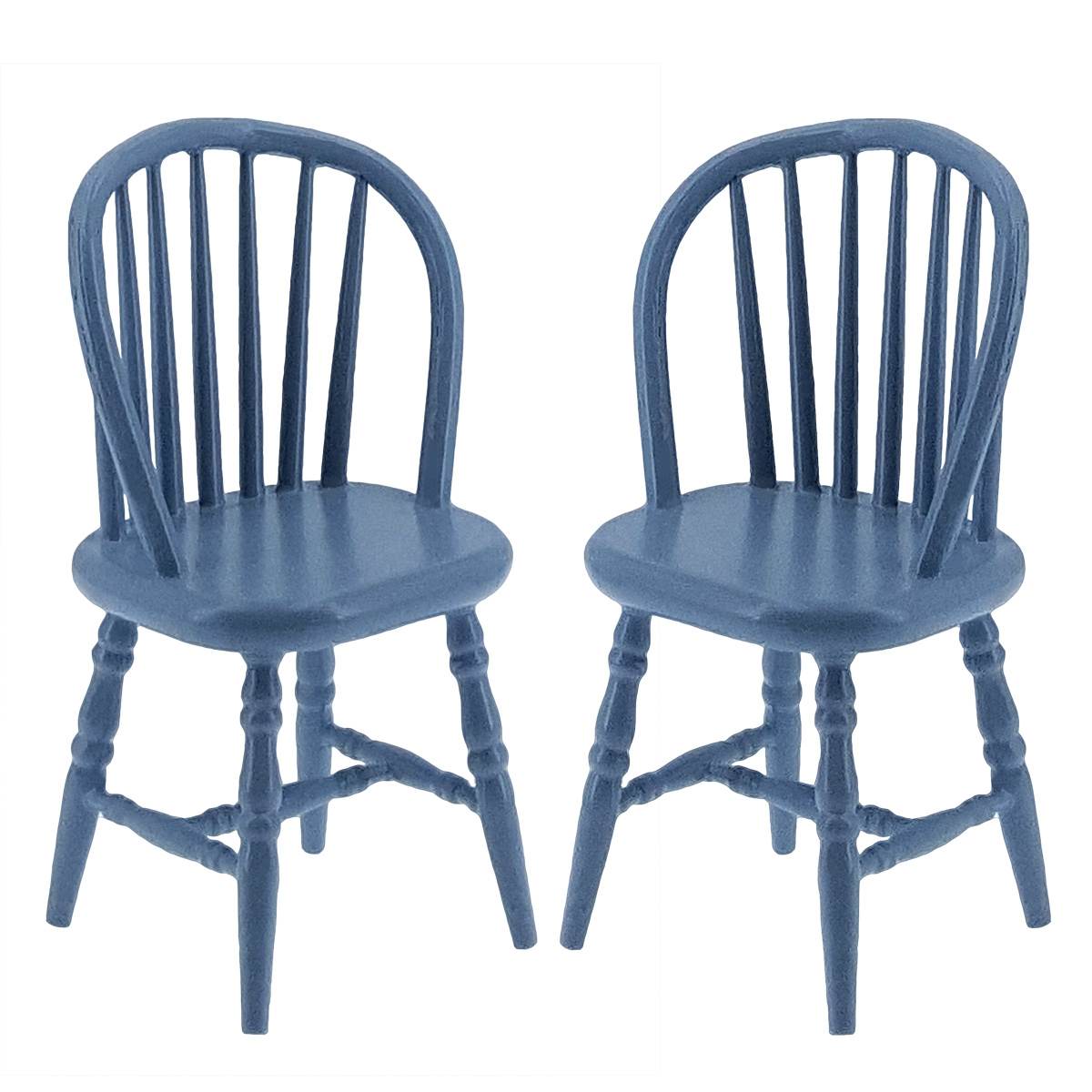 Chairs, blue, 2 pcs.-41445