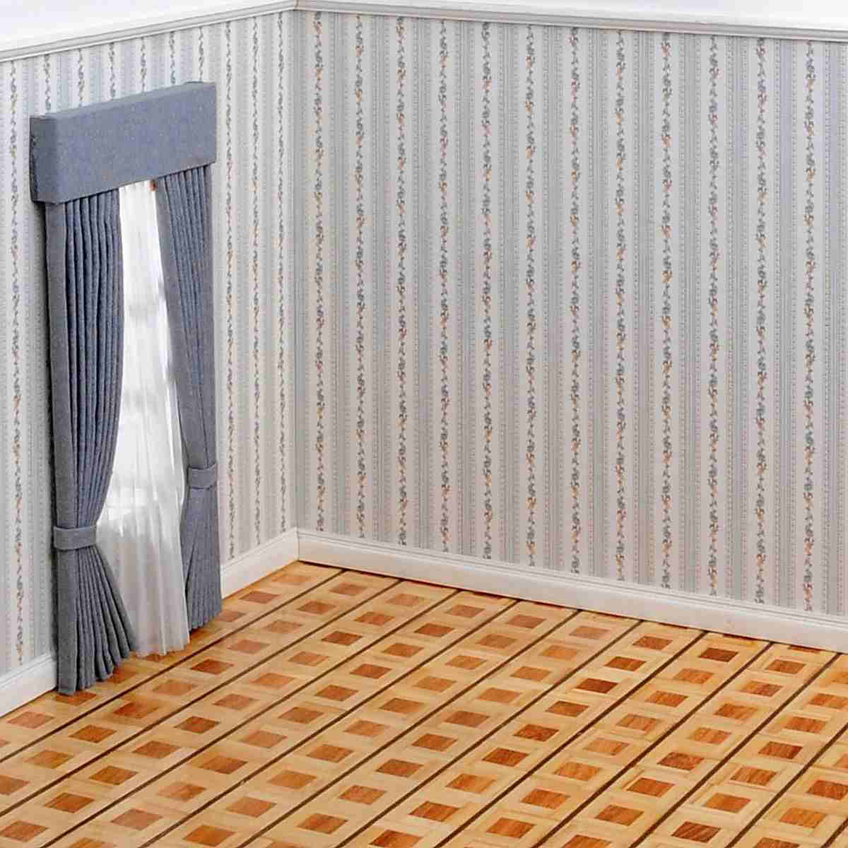 parquet boards with walnut