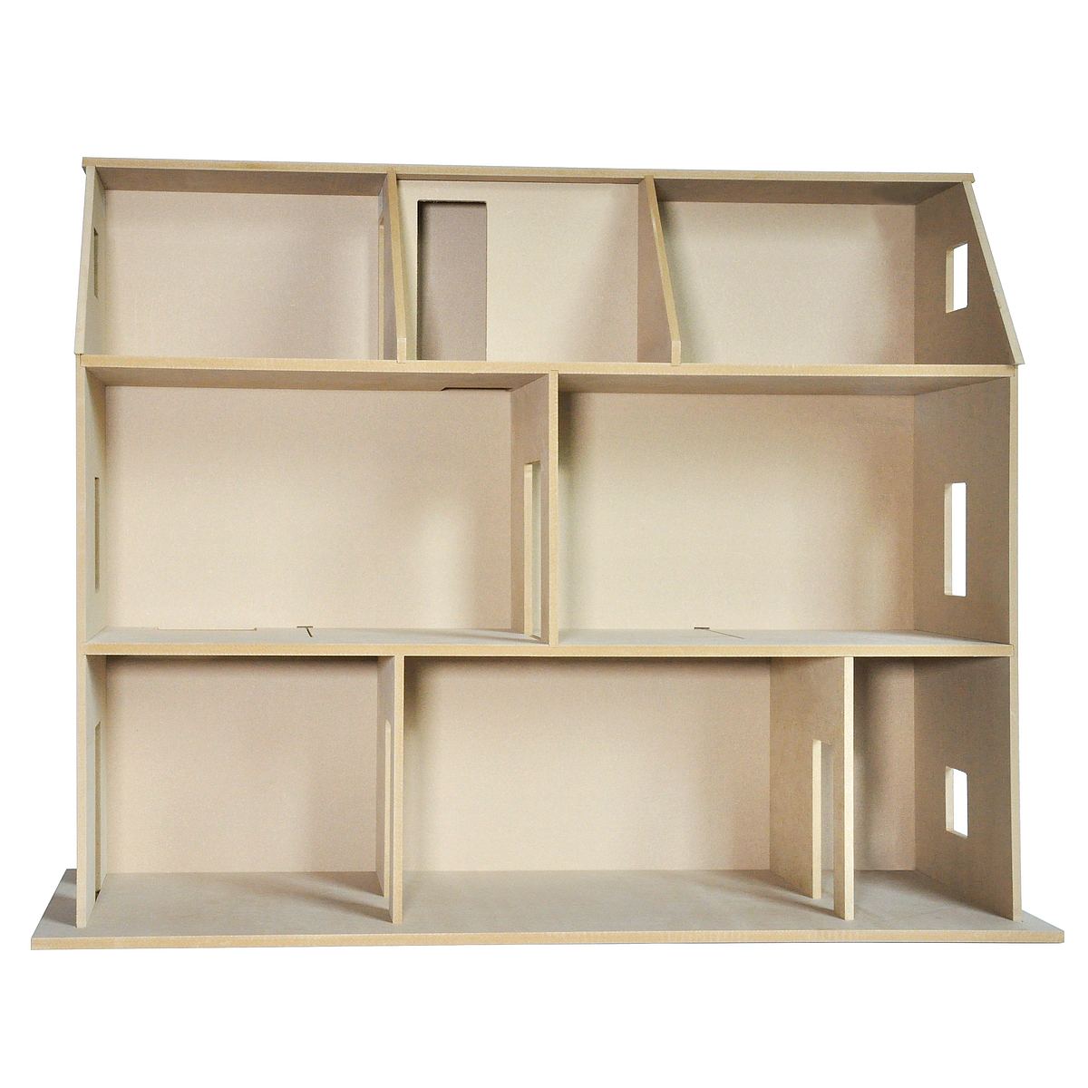 MDF Bausatz - Wandhaus mit abnehmbarem Dach MDF Bausatz - Wandhaus mit abnehmbarem Dach