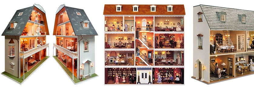 Miniaturhäuser / Puppenhäuser Miniaturhäuser / Puppenhäuser